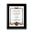 SpectraPrint™ Plaque - Ebony White | https://www.bestnamebadges.com