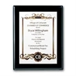 SpectraPrint™ Plaque - Ebony White | https://www.bestnamebadges.com