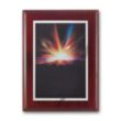 SpectraPrint™ Plaque - Mahogany Silver | https://www.bestnamebadges.com