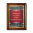SpectraPrint™ Plaque - Rolled Edge Gold | https://www.bestnamebadges.com