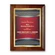 SpectraPrint™ Plaque - Rolled Edge Gold | https://www.bestnamebadges.com
