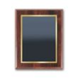 SpectraPrint™ Plaque - Walnut Gold | https://www.bestnamebadges.com
