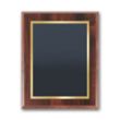 SpectraPrint™ Plaque - Walnut Gold | https://www.bestnamebadges.com