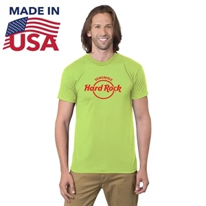 USA-Made Poly-Cotton Non-ANSI Safety T-Shirt | https://www.bestnamebadges.com