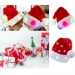LED Plush Christmas Hat | https://www.bestnamebadges.com