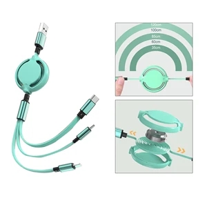 USB Charging Cable Three-In-One