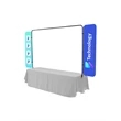 Table Top Banners Side Panel Double Hardware | https://www.bestnamebadges.com