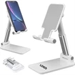 Height Adjustable Foldable Cell Phone Stand | https://www.bestnamebadges.com