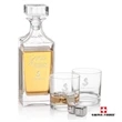 Aristocrat Decanter Set & Ice Cubes | https://www.bestnamebadges.com