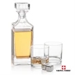 Aristocrat Decanter Set & Ice Cubes | https://www.bestnamebadges.com