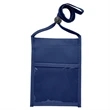 Recycled Neck wallet Event Pouch w/ Three Pockets | https://www.bestnamebadges.com