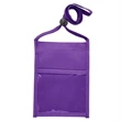 Recycled Neck wallet Event Pouch w/ Three Pockets | https://www.bestnamebadges.com