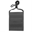 rPET Single Pocket Neck Wallet Event Pouch | https://www.bestnamebadges.com