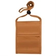 rPET Single Pocket Neck Wallet Event Pouch | https://www.bestnamebadges.com