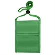 rPET Single Pocket Neck Wallet Event Pouch | https://www.bestnamebadges.com