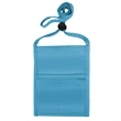 rPET Single Pocket Neck Wallet Event Pouch | https://www.bestnamebadges.com