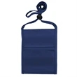rPET Single Pocket Neck Wallet Event Pouch | https://www.bestnamebadges.com
