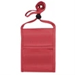 rPET Single Pocket Neck Wallet Event Pouch | https://www.bestnamebadges.com
