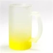 Frosted Mug Color-changing Gradient Cup Bottle With Handle | https://www.bestnamebadges.com