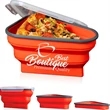 Popular Reusable Pizza Storage Container Foldable Box | https://www.bestnamebadges.com