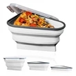 Popular Reusable Pizza Storage Container Foldable Box | https://www.bestnamebadges.com