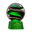 Zodiac Award on Robson Base - Green | https://www.bestnamebadges.com