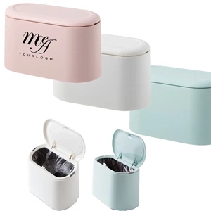 Press-type Wastepaper Basket Bucket PP & Double Layers