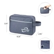 Water-Resistant Makeup Toiletry  Bag | https://www.bestnamebadges.com