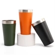 16oz The Stacking Beer Pint Matte Black | https://www.bestnamebadges.com