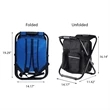 Outdoor Backpack Cooler Fishing Foldable Stool Chair | https://www.bestnamebadges.com