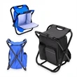 Outdoor Backpack Cooler Fishing Foldable Stool Chair | https://www.bestnamebadges.com