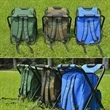 Outdoor Backpack Cooler Fishing Foldable Stool Chair | https://www.bestnamebadges.com
