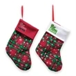 Christmas Gift Socks Decoration Ornament Candy Stuffer Bag | https://www.bestnamebadges.com