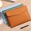 PU Leather A4 File Document Holder Waterproof Envelope Case | https://www.bestnamebadges.com