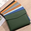PU Leather A4 File Document Holder Waterproof Envelope Case | https://www.bestnamebadges.com