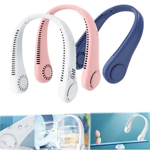 Mini Portable USB Rechargable Neck Halter Fan Outdoor