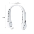 Mini Portable USB Rechargable Neck Halter Fan Outdoor | https://www.bestnamebadges.com