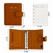 MOQ 50 Retro Conclave Refillable Leather Journal W/70 Sheets | https://www.bestnamebadges.com