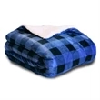 Mink Sherpa Blankets Plaid | https://www.bestnamebadges.com