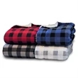 Mink Sherpa Blankets Plaid | https://www.bestnamebadges.com