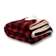 Mink Sherpa Blankets Plaid | https://www.bestnamebadges.com