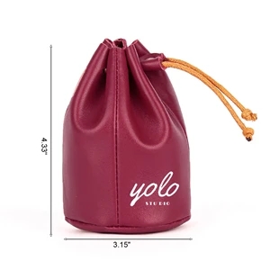 MOQ 50 Women Retro Portable Leather Zippered Hand Coin Purse