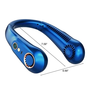 MOQ 60 Portable Hands Free Cool Breeze Bladeless Neck Fan