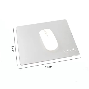 MOQ 30 Customized Rectangle Aluminum Mouse Pad