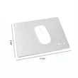 MOQ 30 Customized Rectangle Aluminum Mouse Pad | https://www.bestnamebadges.com