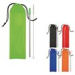 Stainless Steel Straw Kit | https://www.bestnamebadges.com
