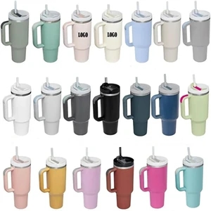 Fashion Classic 40 Oz Tumbler with Lid and Straw