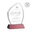Daltry Award on Newhaven Base - Red | https://www.bestnamebadges.com