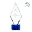 Richmond Award on Marvel Base - Blue | https://www.bestnamebadges.com
