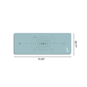 MOQ 60 Full Custom Premium Professional PU Yoga mat